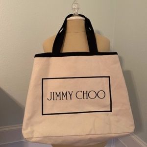 Jimmy Choo Canvas Tote Bag